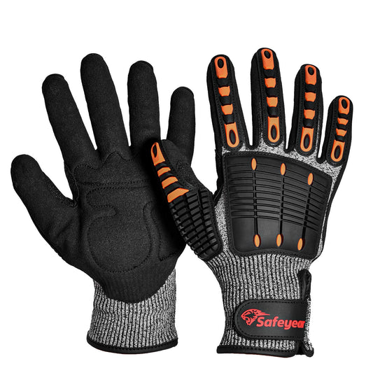 SAFEYEAR Cut Resistant Mechanic Work Gloves FL-HDPAOR