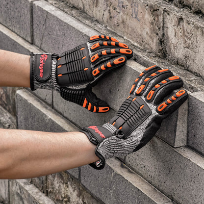 SAFEYEAR Cut Resistant Mechanic Work Gloves FL-HDPAOR