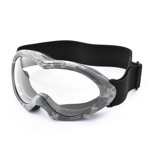 SAFEYEAR Anti Fog Safety Goggles- Scratch Resistant & UV Protection HD Safety Glasses for Men,Eye Impacted Protective Work Goggles Over Spectacles for DIY, Lab, Welding, Grinding, Cycling (Camouflage)